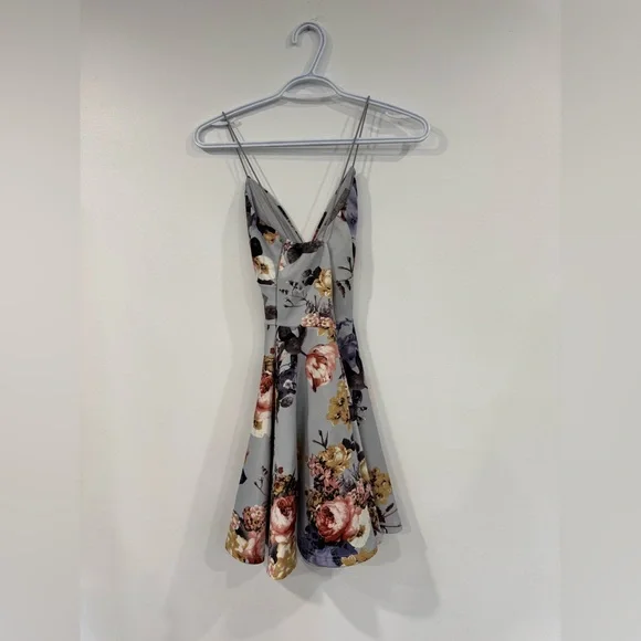 Revamped Blue Floral Dress | Size XS - Picture 2 of 4